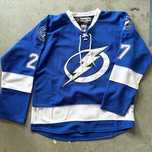 Jonathan Drouin Tampa Bay Lightning Reebok CCM Center Ice Authentic Jersey Sz 52